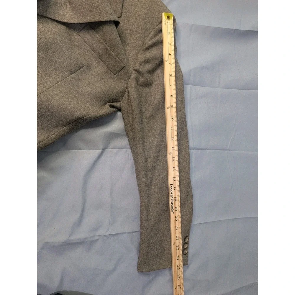 Vintage 70s Christian Dior Blazer 40R‎ Taupe 100% Wool Hart Schaffner Marx USA